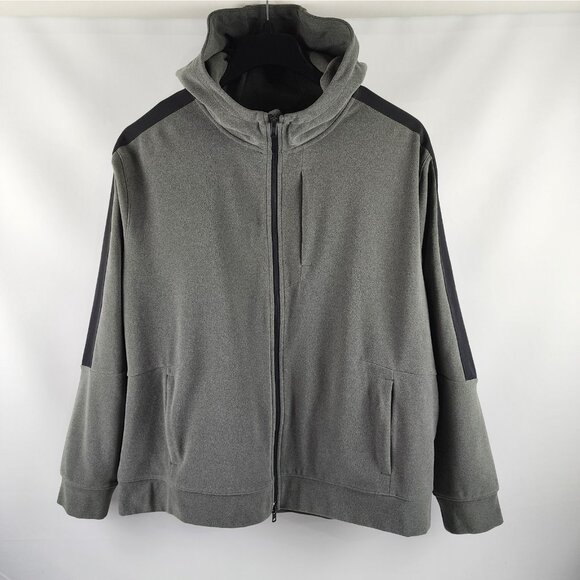 VRST Hoodie Mens XL Slate Black Gray Pinnacle Polar Fleece Full Zip - Picture 1 of 7